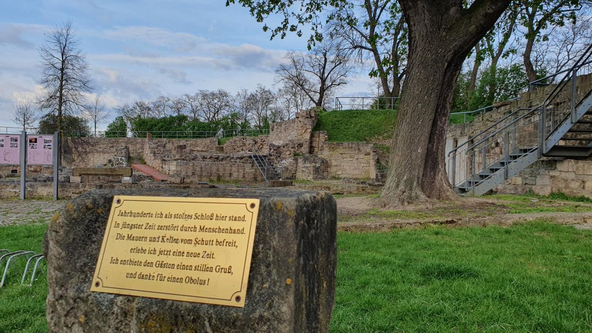Ferienwohnungen An Der Schlossruine Herbsleben Buitenkant foto